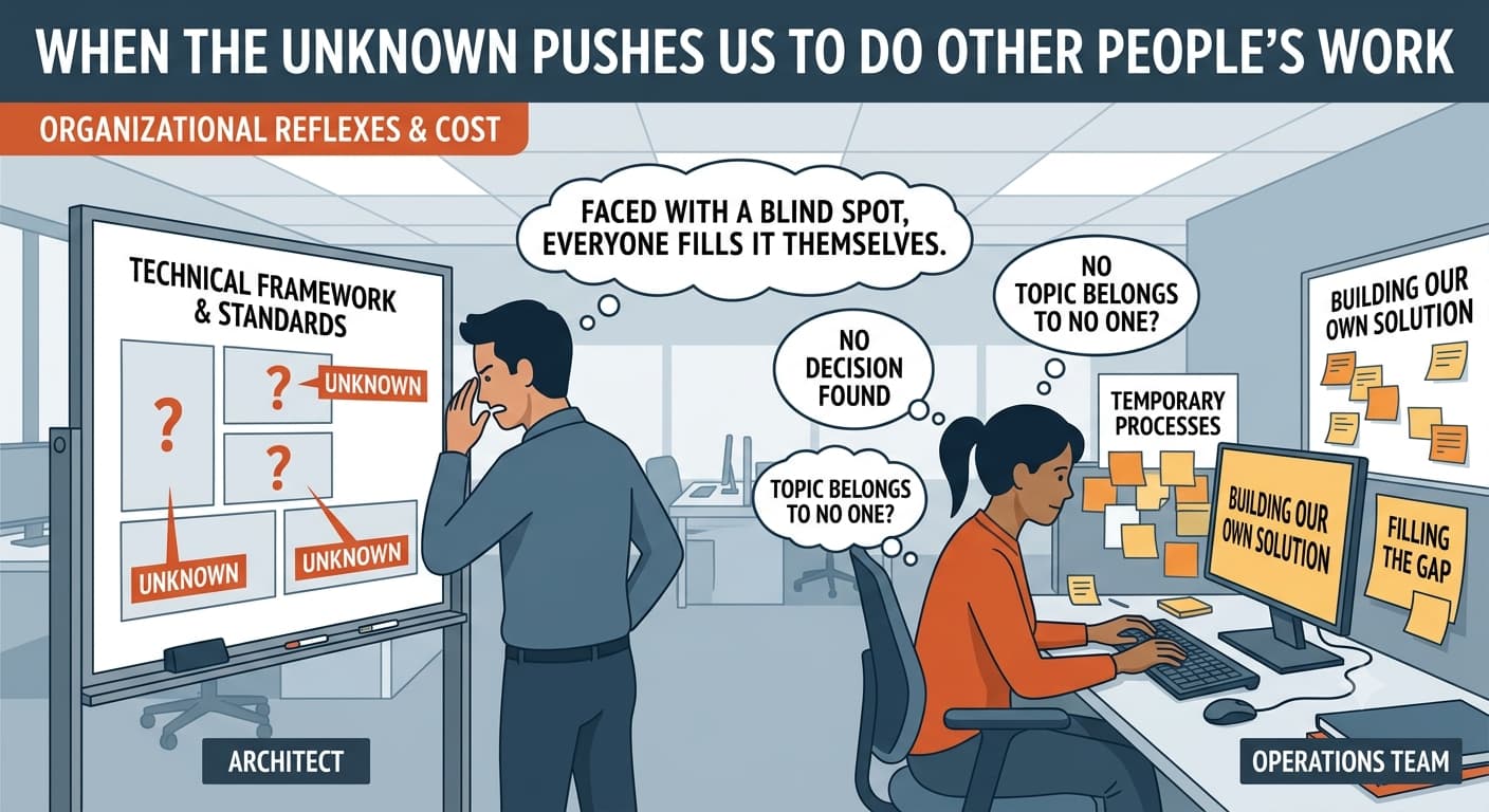 When the Unknown Pushes Us to Do Other People's Work
